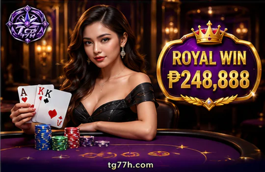 TG77 live casino dealer countdown and round result sequence